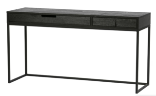 Sidetable Silas Grenen, 140cm Woood, Zwart